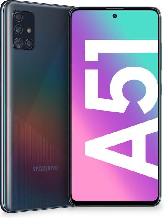 Samsung Galaxy A51 128GB Zwart met GARANTIE & verzending, Telecommunicatie, Mobiele telefoons | Overige merken, Zo goed als nieuw