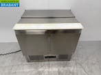 Acier inoxydable Comptoir réfrigéré 2 portes 90 cm 230V, Verzenden