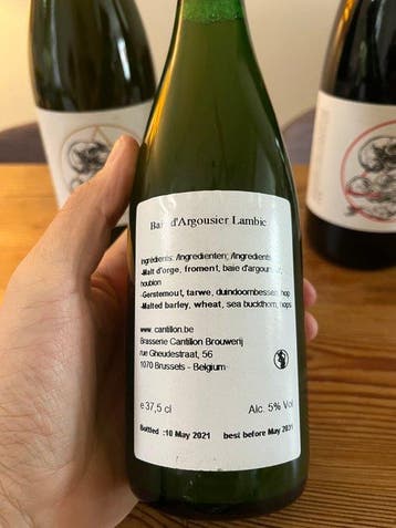 Cantillon - Baie dArgousier Lambic 2021, Antidoot Lobscur, Nieuw