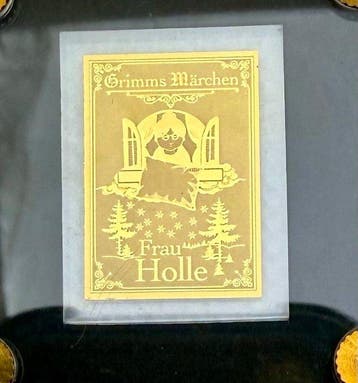 Duitsland. Gold bar Frau Holle & 30 Jahre Einheit ,oro