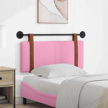 vidaXL Hangend hoofdbord Roze Antiek PU, Verzenden, Nieuw