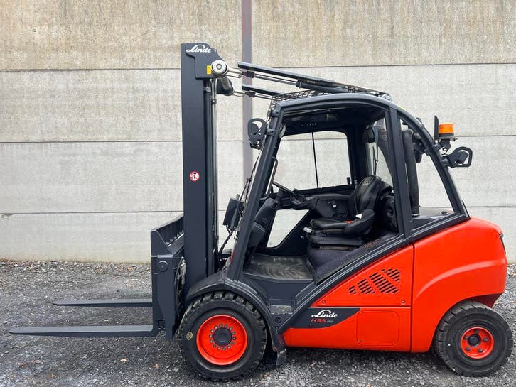 Linde H35D-02 EVO chariot élévateur 3,5 t - 5m95 hauteur, Zakelijke goederen, Machines en Bouw | Heftrucks en Intern transport