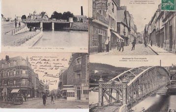 Frankrijk - Stad en Landschap - Frankrijk - Ansichtkaart, Gelopen