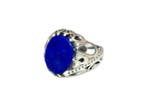 Lapis lazuli - Zilver - Ring, Antiek en Kunst