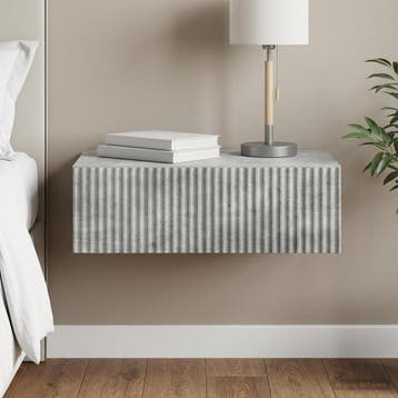vidaXL Wandgemonteerde Zijtafel 59 x 34,5 x 17 cm Bewerkt, Verzenden, Nieuw