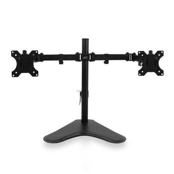 ACT Monitorarm 34 op voet, 2 schermen AC8320 SHOWMODEL, Verzenden, Nieuw
