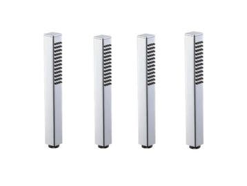 Veiling - 4x Alterna staafhanddouche vierkant chroom, Nieuw