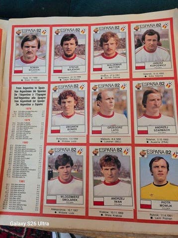 1982 Panini World Cup Stickers Original edition - 1 Sticker, Nieuw