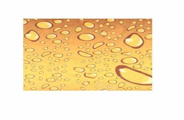 Haarband Multifunctioneel 45x25cm - Druppel Patroon - Geel