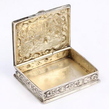 Arthur Otto - Doos - .800 zilver, Antiek en Kunst