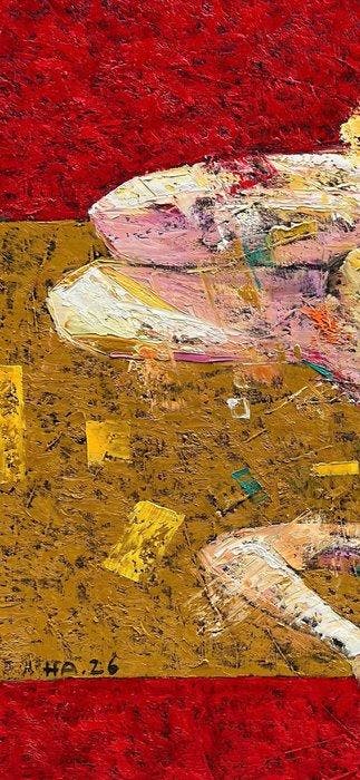 Hoang Anh - Corps en Suspens 120 120 cm