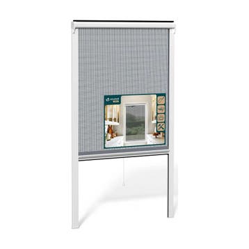 Vounot vliegenhor rolhor raam 80x130 cm inkortbaar wit, Ophalen of Verzenden, Nieuw
