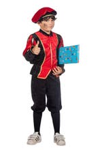 Pietenpak Kind Rood/Zwart Luxe, Verzenden, Nieuw