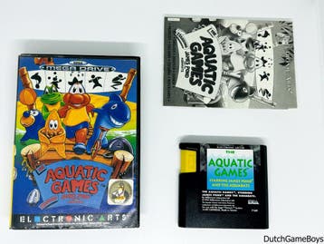 Sega Megadrive - Aquatic Games, Verzenden, Gebruikt