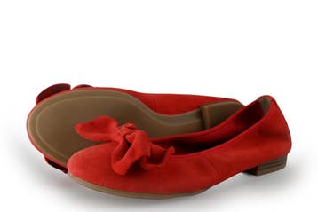 Tamaris Ballerinas in maat 37 Rood, Kleding | Dames, Tamaris, Verzenden, Ballerina's, Gedragen
