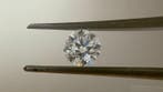 2 pcs Diamant (Natuurlijk) - 0.70 ct - Rond - E, D