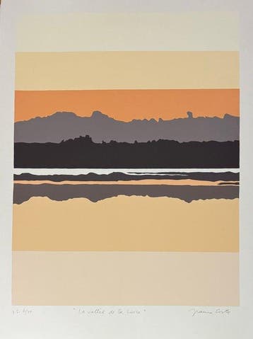 Franco Costa (1934-2015) - la valle de la Loire - Houston