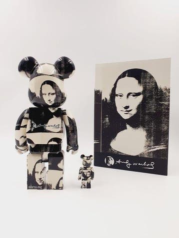 Medicom Toy x Andy Warhol - Be@rbrick 400% 100% Double Mona