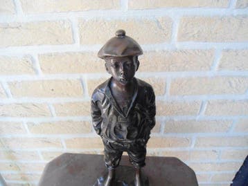 Auguste Moreau (1834-1917) - Sculpture, Staande Jongeling -, Antiek en Kunst