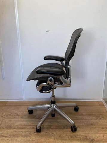 Opgeknapte Herman Miller Aeron Bureaustoel - Chrome Details, Verzenden, Bureaustoel