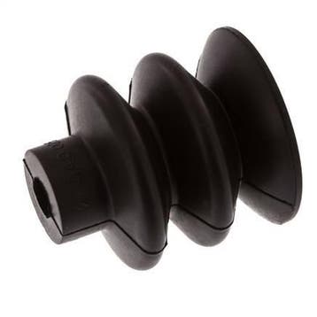 40mm Soufflet NBR Noir Ventouse Course 20mm, Verzenden