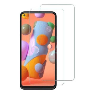 Samsung Galaxy A21S Full Cover Screen Protector 9D Tempered, Verzenden
