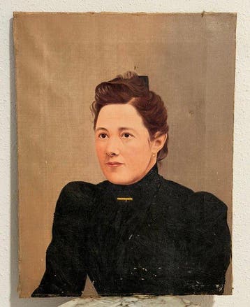 Spaanse school (XIX) - Retrato de dama