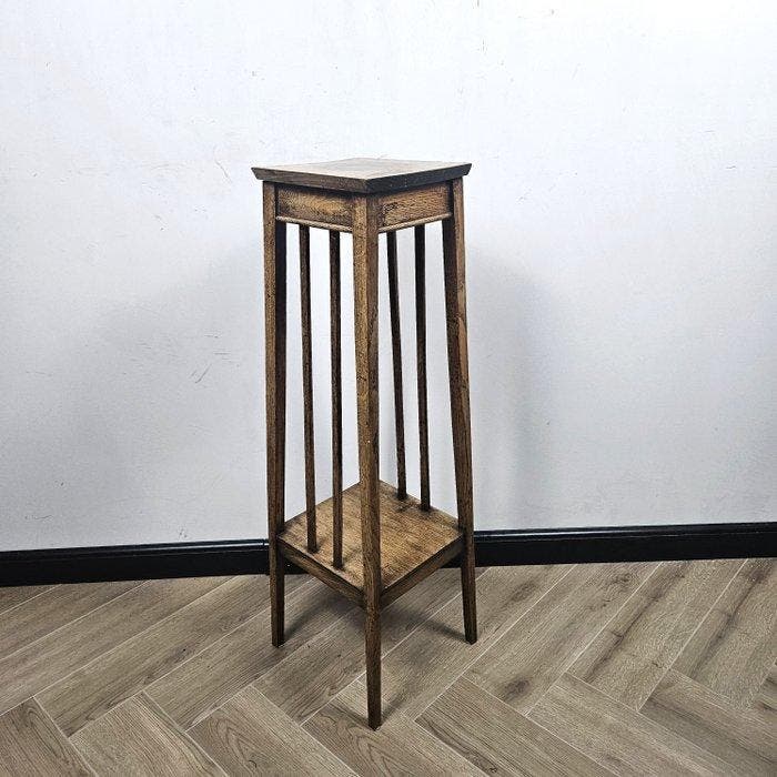 Plantentafel - Hout, Antiek en Kunst, Curiosa en Brocante