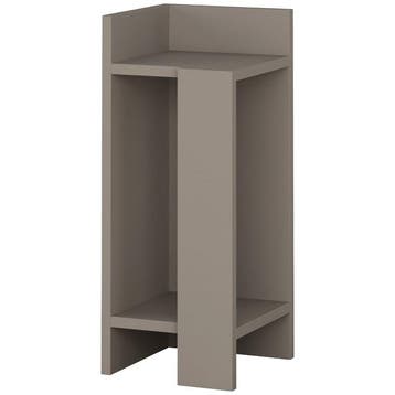 Evila Originals Elos Nachtkastje Links Licht Mocha - Outlet, Huis en Inrichting, Slaapkamer | Nachtkastjes, Overige materialen
