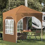 vidaXL Pop-up Feesttent 192 x 192 x 245 cm Beige, Verzenden