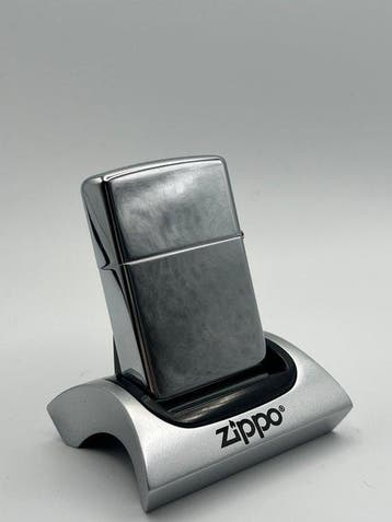 Zippo, No Reserve Price - Motorcycle Racing Engraved High