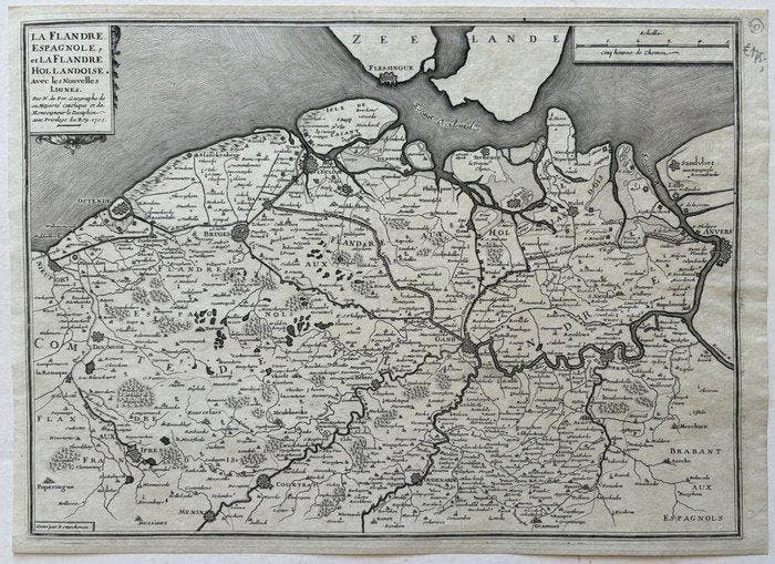 Nederland, België - Zeeuws Vlaanderen NL, Vlaanderen BE; N., Livres, Atlas & Cartes géographiques