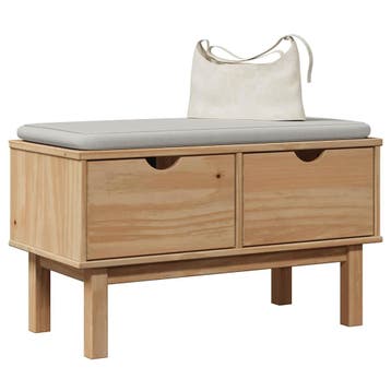 vidaXL Gangbankje OTTA 80x40x45 cm massief grenenhout, Verzenden