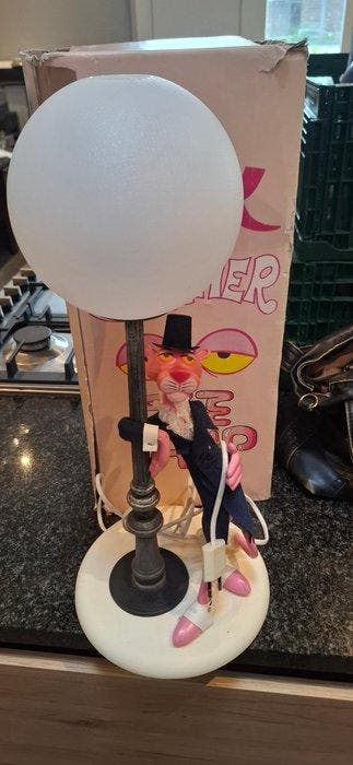Linea zero - Lampe de table - The Lamp Pink Panther -, Antiquités & Art, Antiquités | Éclairage