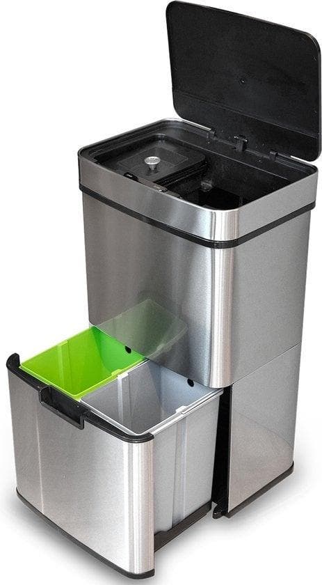 2dekans | Goliving Automatische Prullenbak Afvalscheiding 64, Huis en Inrichting, Woonaccessoires | Prullenbakken, Ophalen of Verzenden