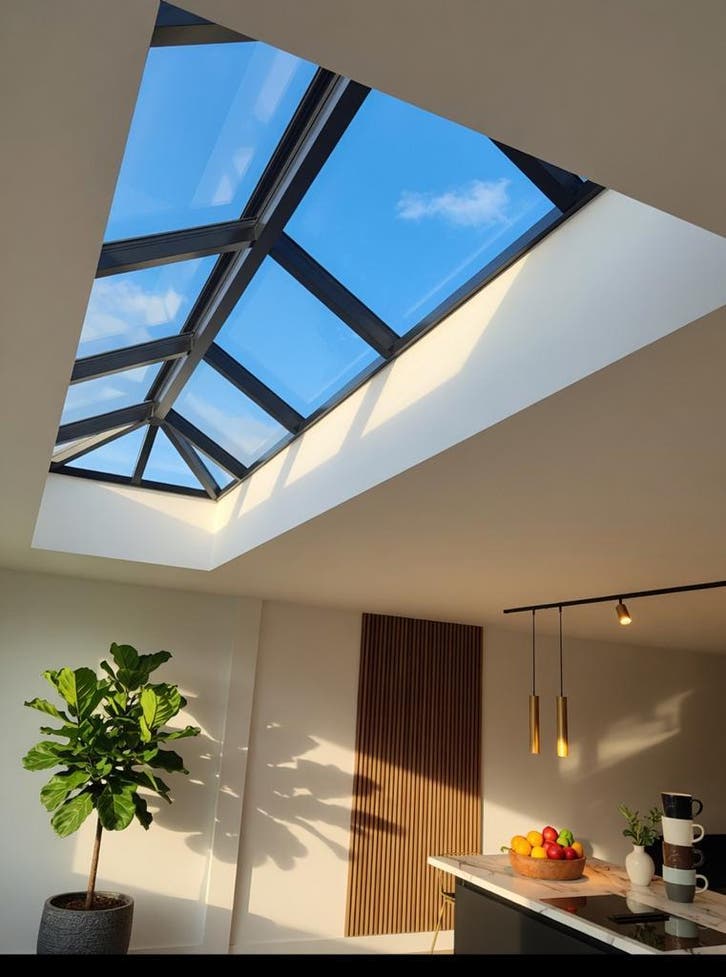 Lichtstraat Daklicht Dakkoepel Lichtkoepel in Aluminium, Bricolage & Construction, Vitres, Châssis & Fenêtres, Enlèvement ou Envoi