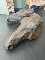 Beeld, Handcrafted Horseheads - EACH Head: L 63 cm x H 35 cm