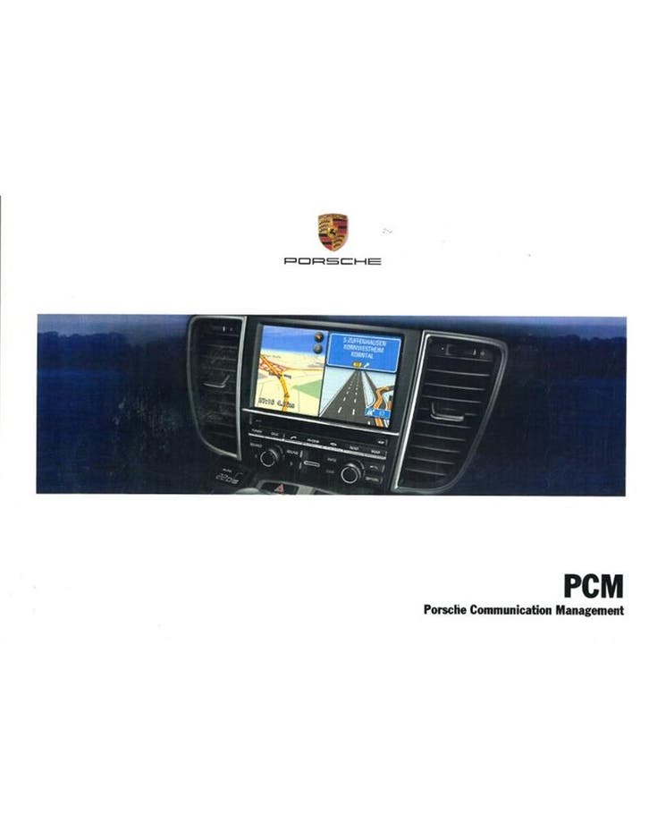 2010 PORSCHE PCM INSTRUCTIEBOEKJE ENGELS, Autos : Divers, Modes d'emploi & Notices d'utilisation