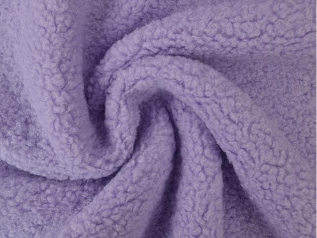 10 meter teddy bont - lavendel - Bouclé stoffen, Hobby & Loisirs créatifs, Tissus & Chiffons, Envoi