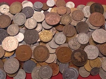 Wereld. Large lot of World Coins, 1800 to présent. (Zonder