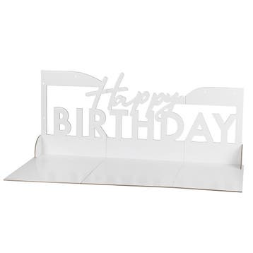 Tafeldecoratie Serveerplank Happy Birthday, Verzenden, Nieuw