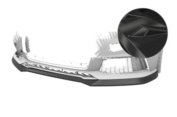Cup spoilerlip met ABE voor Audi S1 8X CSL819-C, Autos : Pièces & Accessoires, Carrosserie & Tôlerie, Verzenden