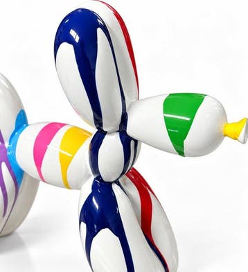 Daluxe Art - 1999 • Drip Balloondog, Antiek en Kunst