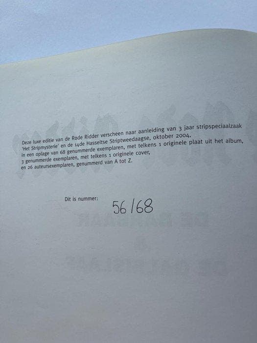 De Rode Ridder - De Barbaar & De Galeislaaf - Luxe HC met, Boeken, Stripverhalen