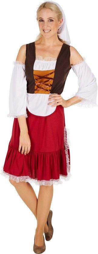 2dekans | Dressforfun Vrouwenkostuum middeleeuwen meid XXL -, Ophalen of Verzenden, Nieuw
