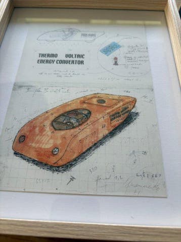 Panamarenko (1940-2019) - Thermo voltaic Energy converter, Antiek en Kunst