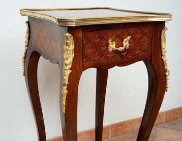 Table ambulante - Palissander, Inlegwerk - antiek, Antiek en Kunst