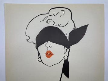 René Gruau - Le Rouge Baiser (1949) 1st printing, geen