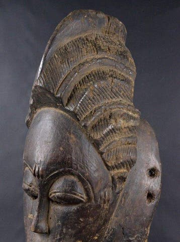 Masker van de verering van de gé - Yaure - Ivoorkust