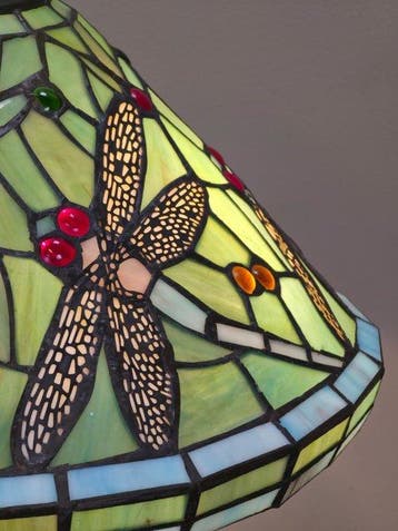 Lampe de table - Vitrail - lampe de table au style Tiffany